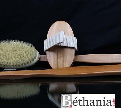 brosse à dos pour le bain